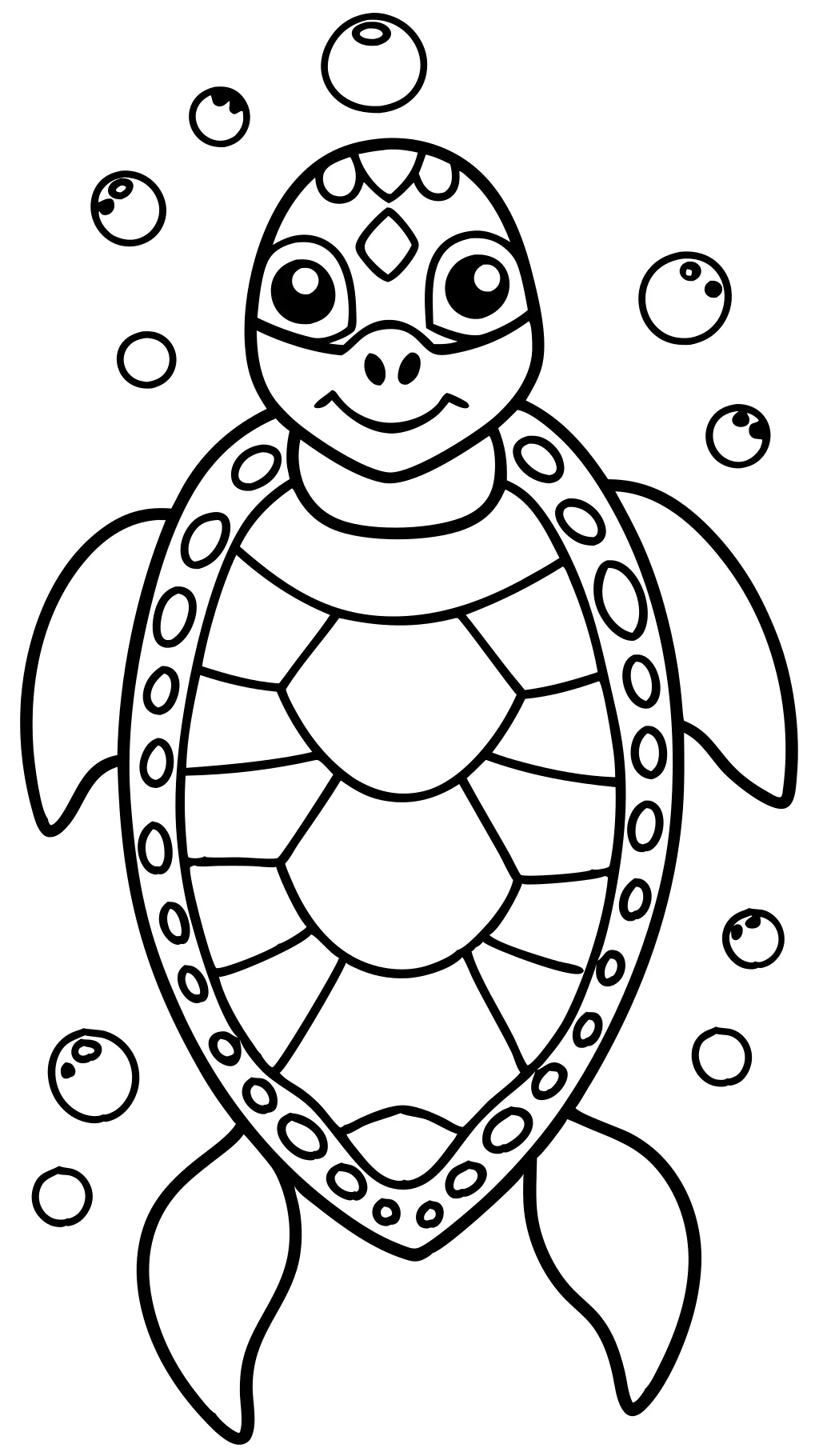 coloriages de tortue gratuite imprimable